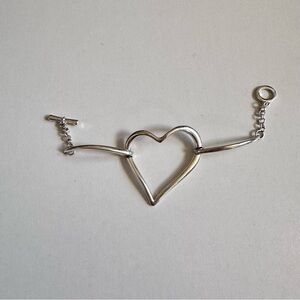 Jewelry Women’s Heart Bracelet Silver
